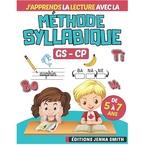 Livre j'apprends la lecture avec la méthode syllabique GS CP