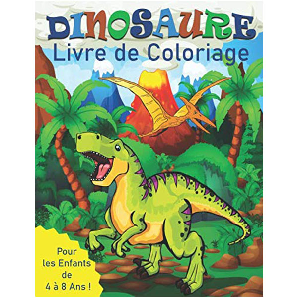 Meilleur cahier coloriage dinosaure 4 - 8 ans
