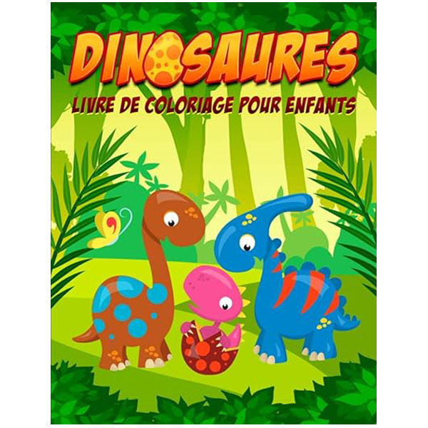 Meilleur livre coloriage dinosaures 3 - 10 ans