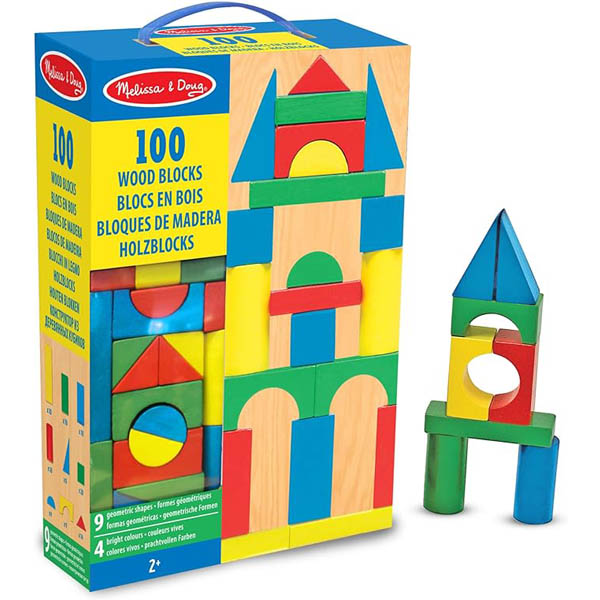 Melissa & doug jeu de construction en bois 3 ans