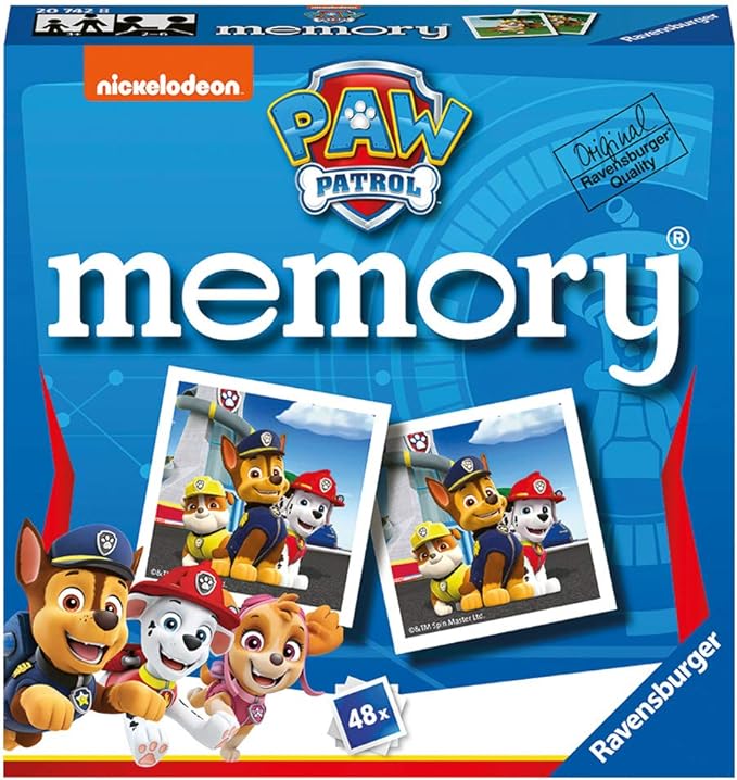 Memory Pat Patrouille jeu de mémoire pas cher 3 ans