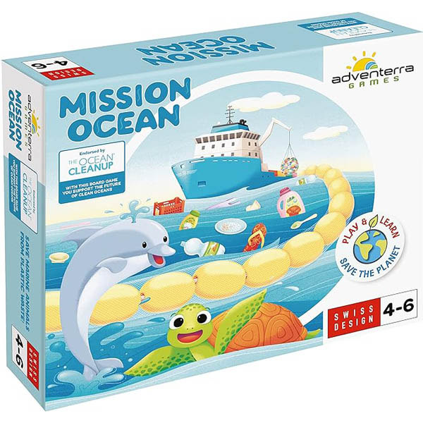 Mission Océan jeu de société écologie 4 ans