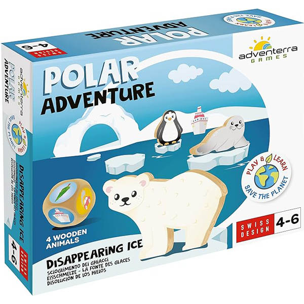 Polar Adventure meilleur jeu de société sur l'écologie 4 ans