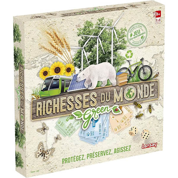 Richesses du monde édition green jeu de société écologie 8 ans
