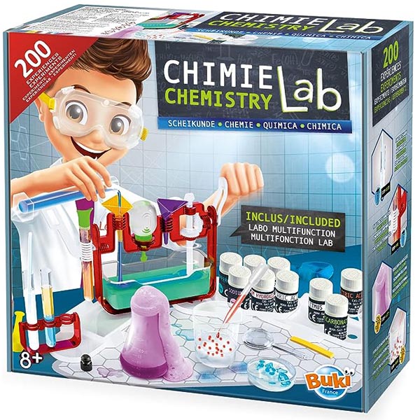 Chimie lab 200 expériences meilleur kit scientifique 8 ans
