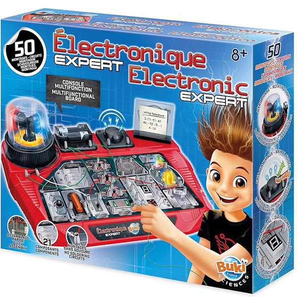 Électronique Expert kit scientifique 7 - 8 ans