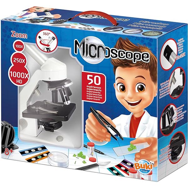 Kit microscope scientifique 9 ans Buki