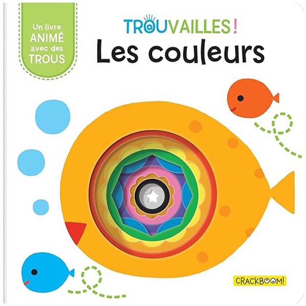 Livre animé à trous les couleurs trouvailles