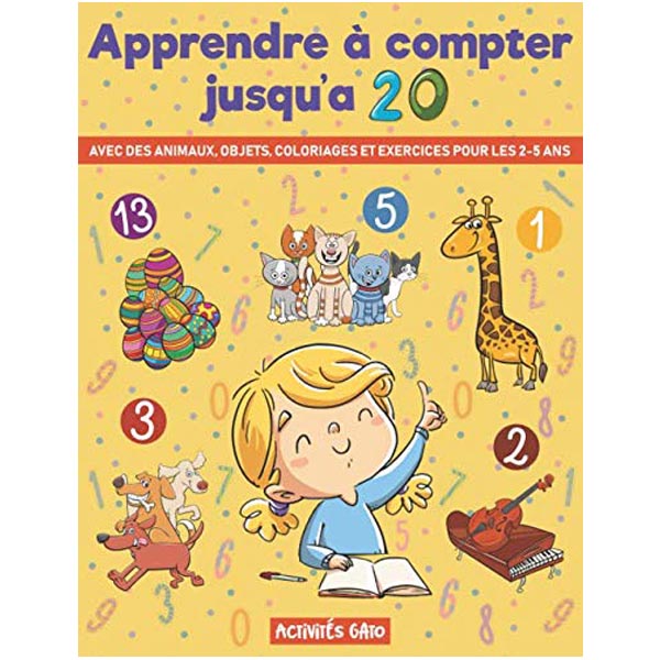 Livre apprendre à compter jusqu'à 20