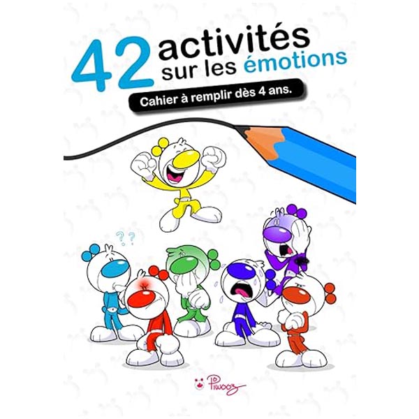 Livre cahier 42 activités sur les émotions enfant 4 ans