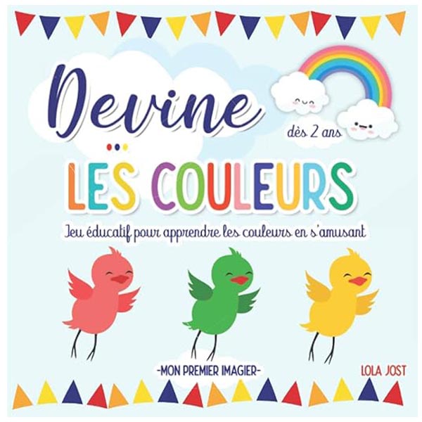 Livre imagier devine les couleurs