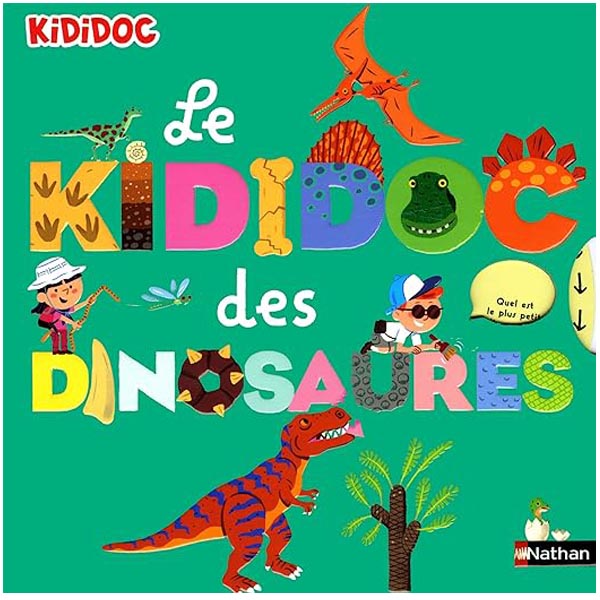 Livre le Kididoc des dinosaures 5 ans