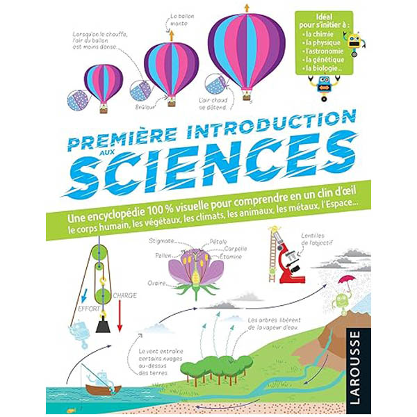 Livre première introduction aux sciences 8 ans