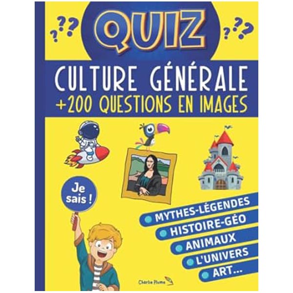 Livre quiz culture générale 10 ans