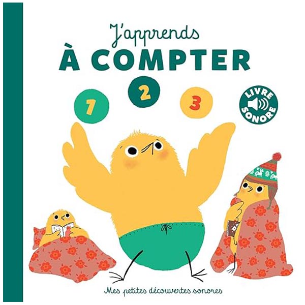 Livre sonore j'apprends à compter