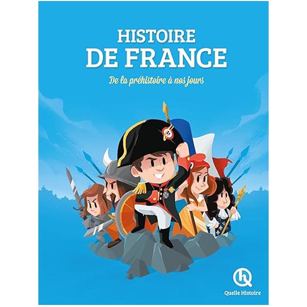Meilleur livre Histoire de France de la préhistoire à nos jours 7-10 ans