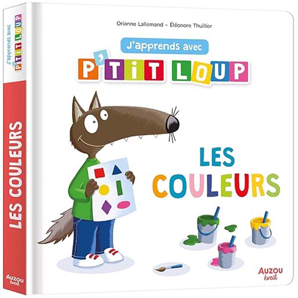 Meilleur livre j'apprends les couleurs avec p'tit loup