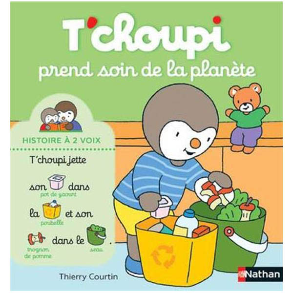 Tchoupi prend soin de la planète livre sur l'écologie