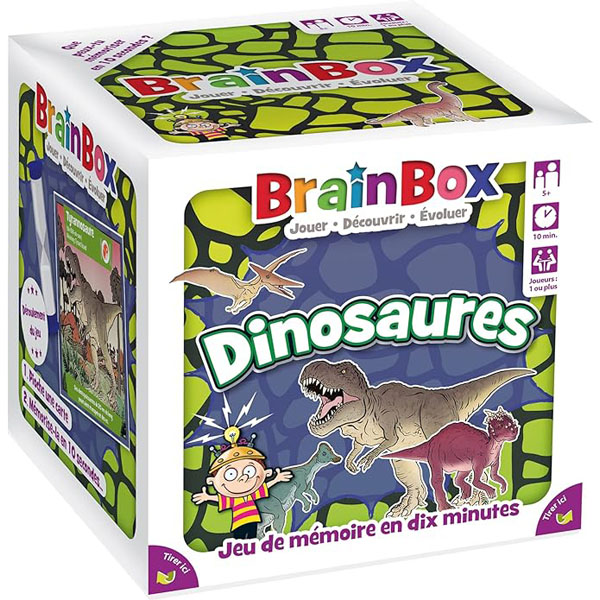 BrainBox jeu société dinosaures 5 ans