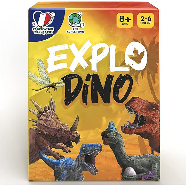 Jeu de société dinosaures 8-9 ans Explo Dino