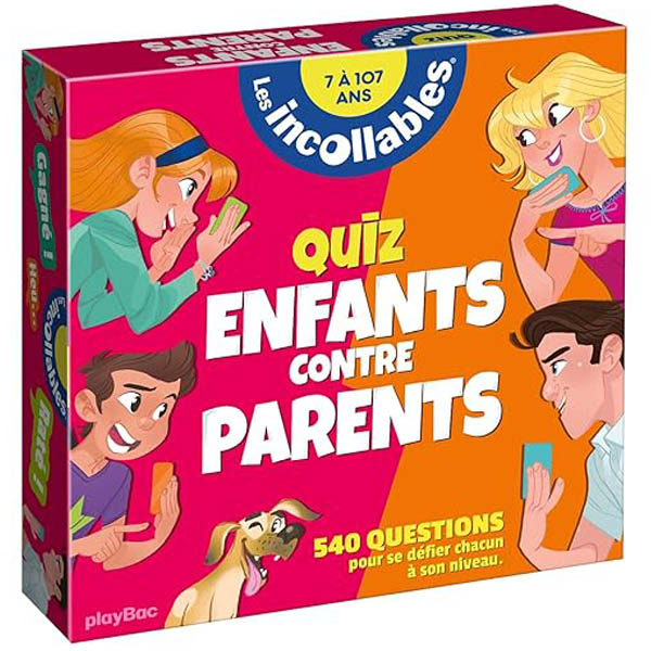 Quiz enfants contre parents jeu de société culture générale 7 ans