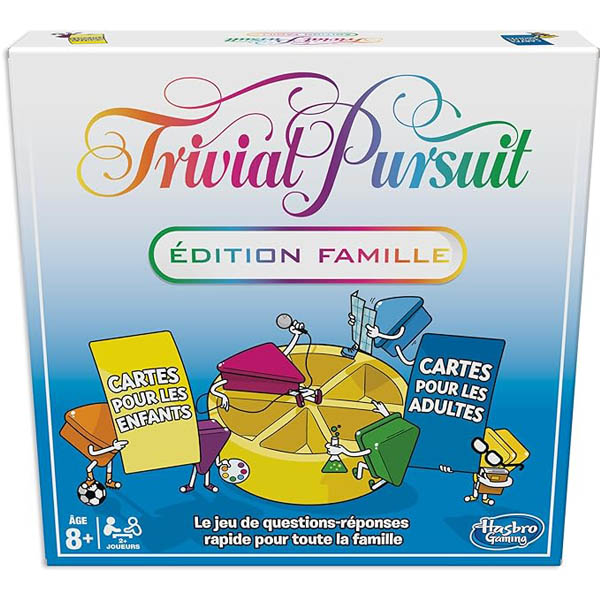 Trivial Pursuit édition famille meilleur jeu de société culture générale 8 ans