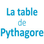 Table de Pythagore