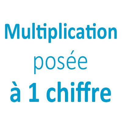 Exercices multiplication CM2